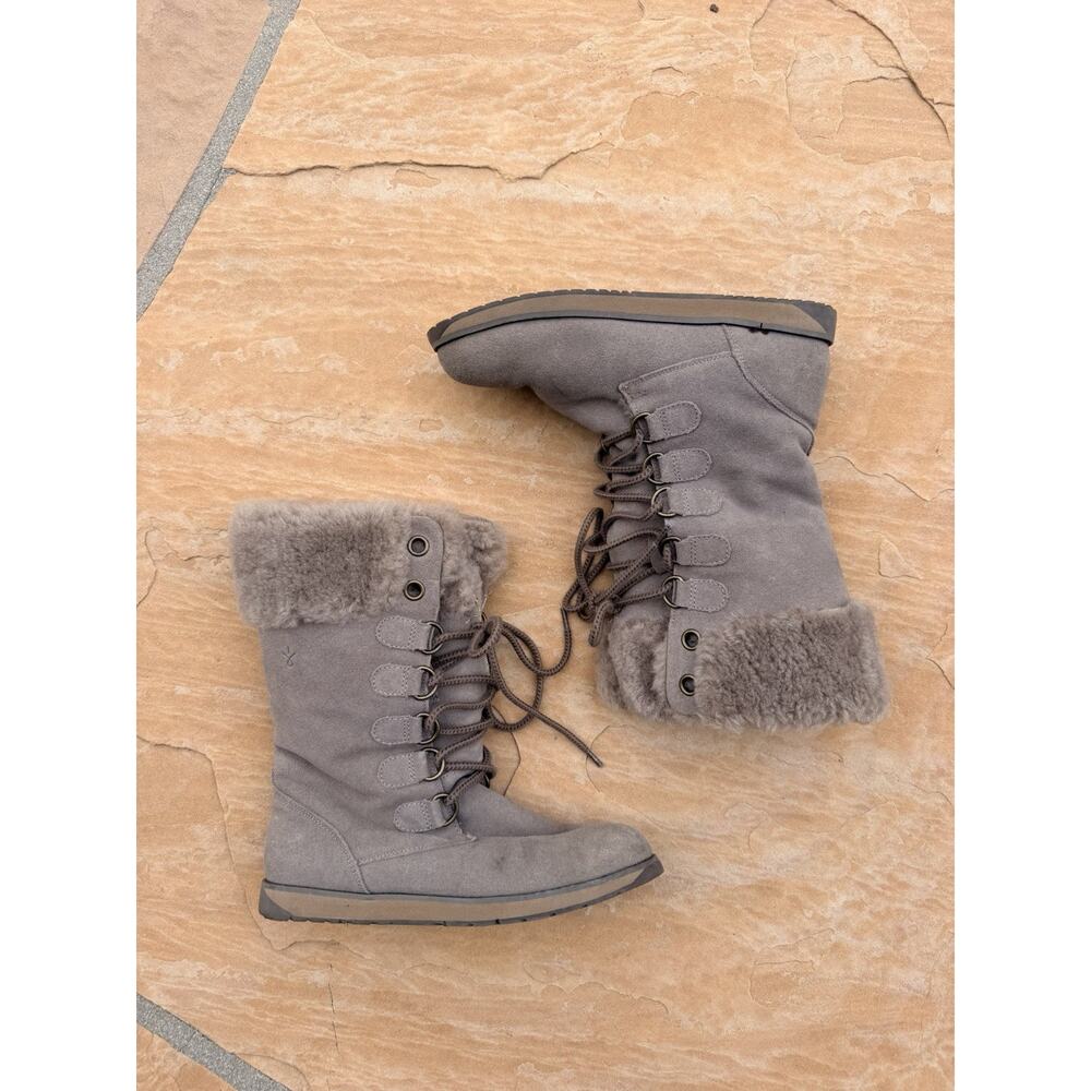 NIB Emu Australia Women's Featherwood Hi Merino Wool Boots in Brown . Size 7